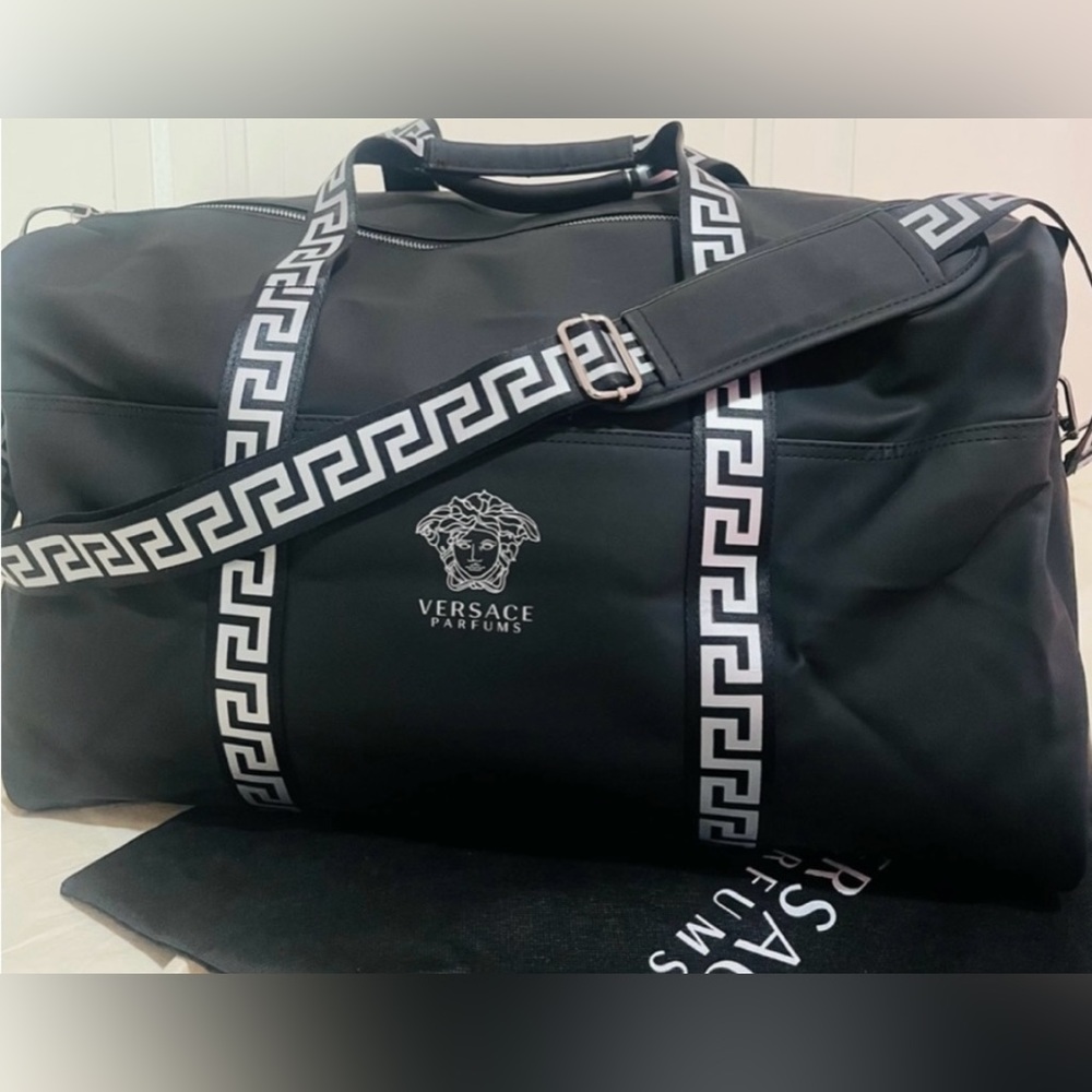 Versace perfumes duffel bag